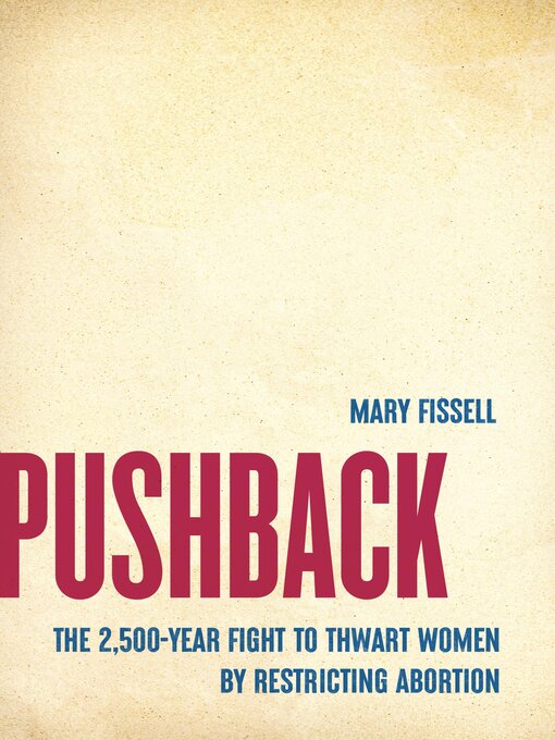 Title details for Pushback by Mary Fissell - Available